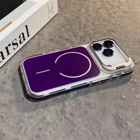 「523」magsafeケース カメラスタンド iphone お 揃い ケース シンプル おしゃれ