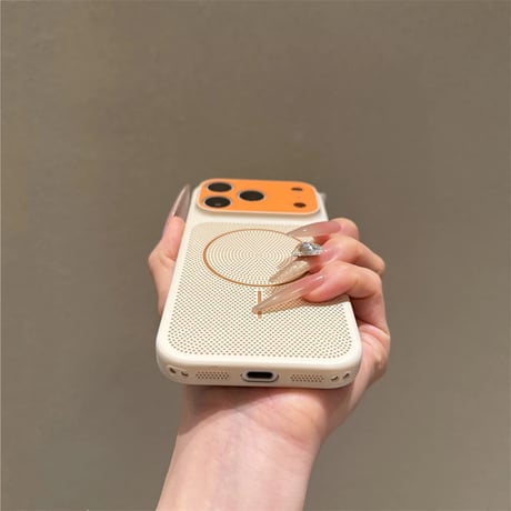 「534」カメラ保護 iphone17/16/15 ケース 放熱 iphoneケース magsafe 対応