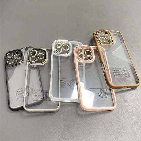 「145」カメラ保護フィルム付き iphone17/6pro/15 ケース クリア iphone おそろい ケース
