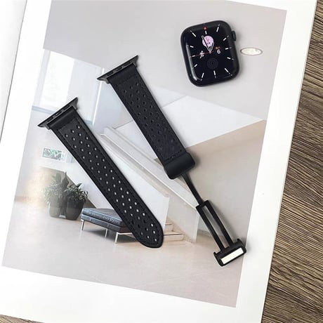 「182」apple watch バンド 蒸れ ない おすすめ アップル ウォッチ バンド マグネット
