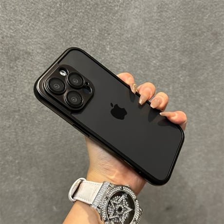 「163」スマホ バンパー ケース 枠 だけ iphone16/16pro ケース カメラまで保護