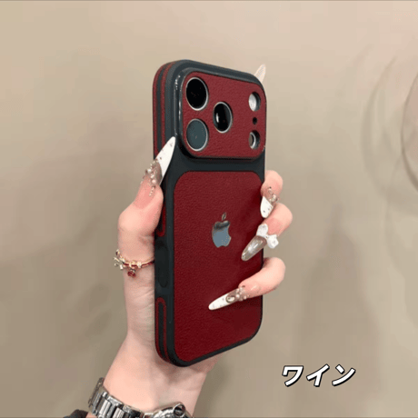 「501」かわいい レザー調iPhoneケース 手触りよい iphone13~17series お揃いケース