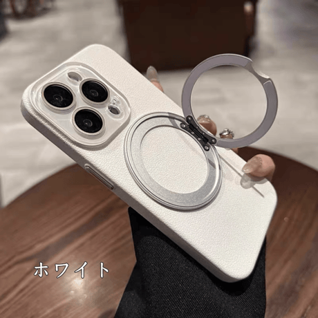 「329」magsafe ケース iphone17pro/16pro ケース カメラフィルム付き iphone スタンド 付き ケース