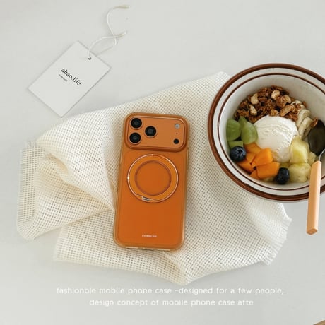「512」Easoncase iphoneケース バイカラー かわいい iphone17pro/16proケース マグスタンド