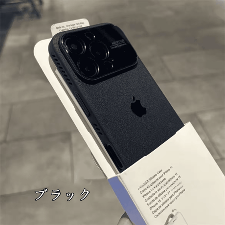 「447」iphone17/17pro レザーケース 放熱 スマホケース シンプル かわいい