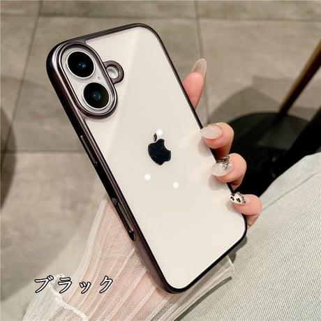 「358」iphoneケース クリア おしゃれ iphone16/16pro ケース 透明 シンプル