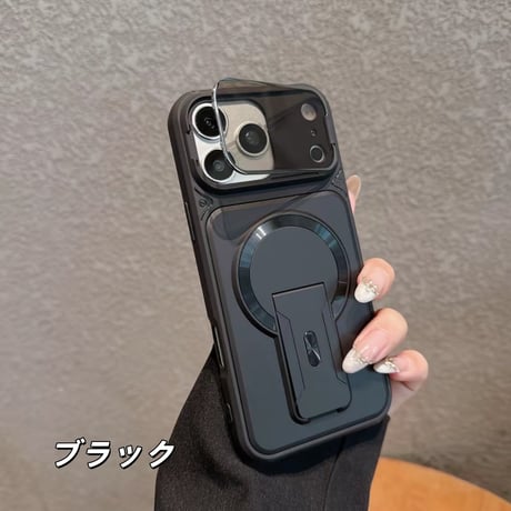 「515」iphone スタンド 付き ケース カメラ保護 magsafeケース おしゃれ