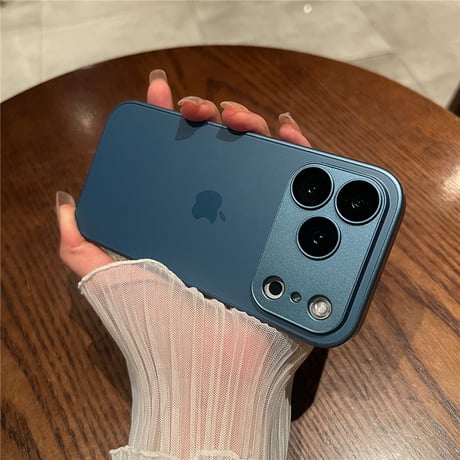 「003」iphone18pro/17pro/17 ケース マット ガラス iphoneケース カメラ保護