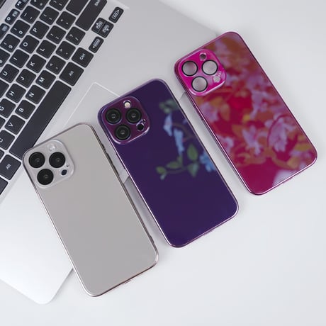 「184」iphone16 ケース 背面 ミラー おしゃれ iphone15/15pro ケース 高アルミナガラス カメラ保護