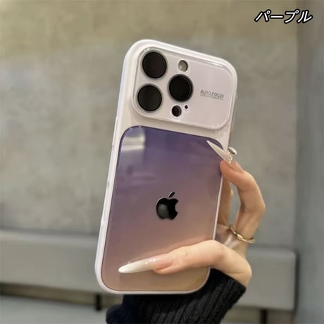 「527」グラデーション iphoneケース カメラ保護 iphone13~17シリーズ対応 スマホケース かわいい
