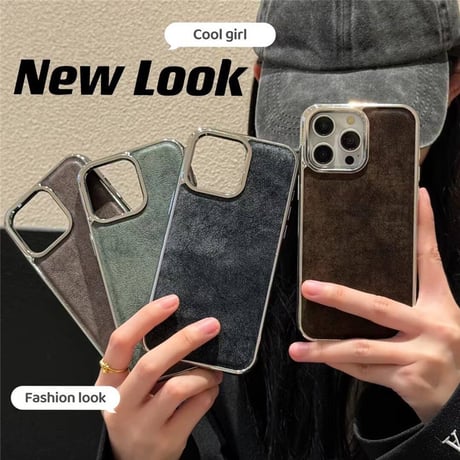 「204」iphone ケース モテ る メンズ スマホ レザー ケース シンプル