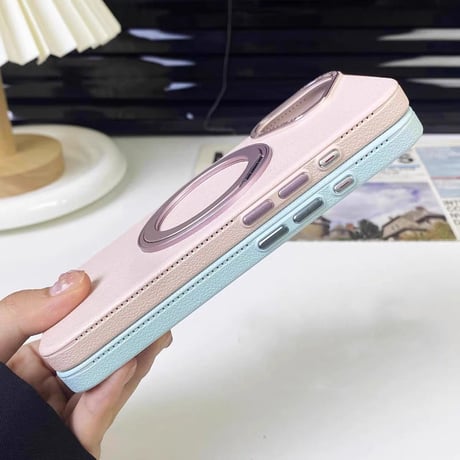 「281」iphone16/16promax magsafe 対応 ケース かわいい iphoneケース スタンド付き