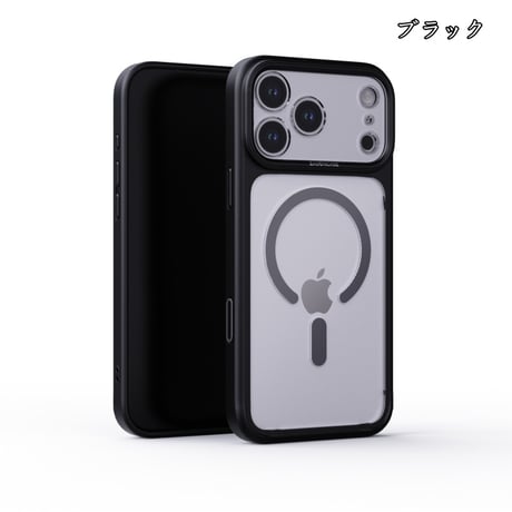 「485」Easoncase iphoneクリアケース iphone17pro/16proケース magsafe対応