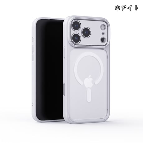 「485」Easoncase iphoneクリアケース iphone17pro/16proケース magsafe対応