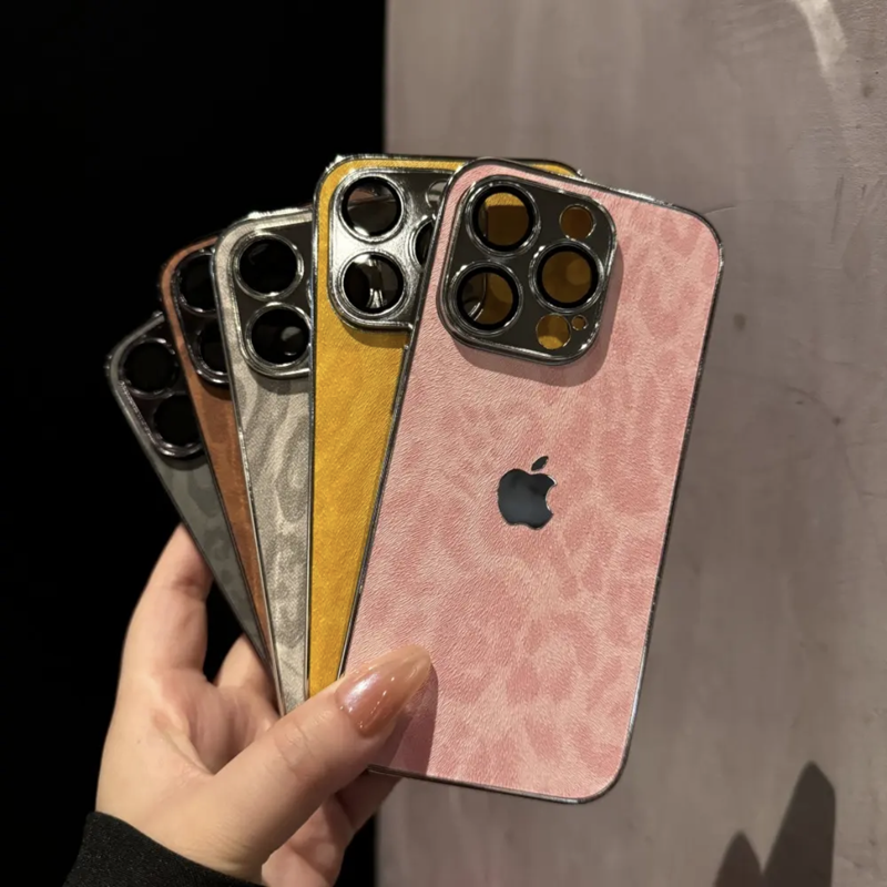 305」iphone ヒョウ 柄 ケース カメラファイルつき iphone17pro/16
