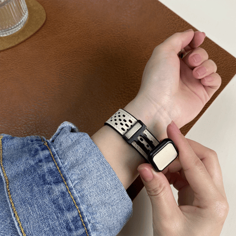 「216」apple watch Series 10/11 バンド 蒸れ ない アップルウォッチバンド マグネット 男女兼用