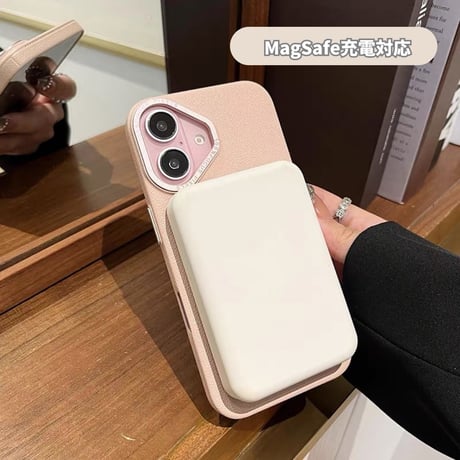 「281」iphone16/16promax magsafe 対応 ケース かわいい iphoneケース スタンド付き