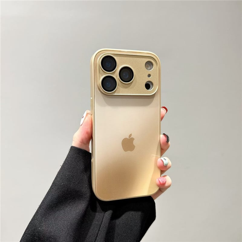 005」グラデーションカラー iphone17/16/16pro ガラスケース カメラ