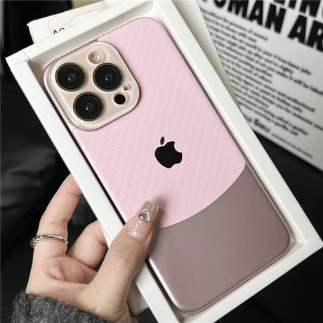 「193」カメラ保護ファイル付き iphone15 ケース おしゃれ カーボンファイバー スマホケース バイ カラー