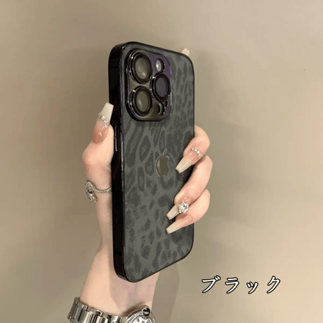 「305」iphone ヒョウ 柄 ケース カメラファイルつき iphone17pro/16 ケース おしゃれ レオパード