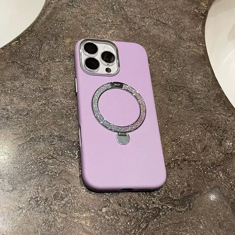 「387」iphone ケース マグセーフ スタンド付き iphone17/16/15 ケース 大人可愛い