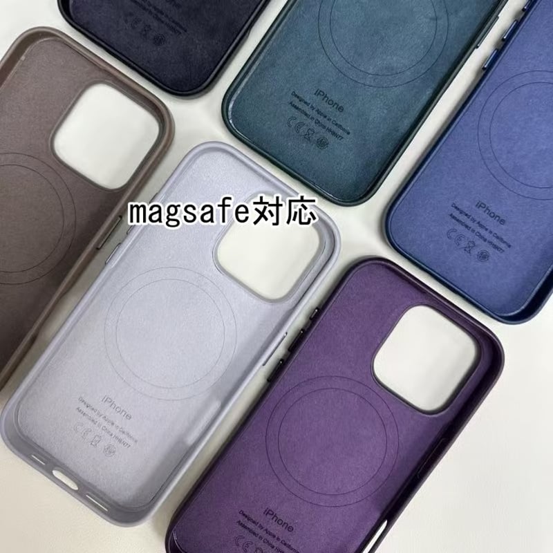 024」iphone17/16/15 magsafe対応ケース レザー iphone ケース