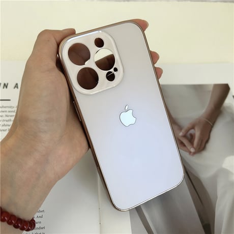 「016」iphone17/17pro/16promax ケース シンプル メタリックフレーム iphone15/14ケース 大人 可愛い