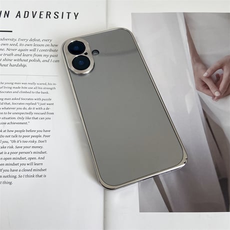 「326」iphone17/17pro ケース シンプル 高級 iphone16/15 ケース マット質感 アルミニウム合金