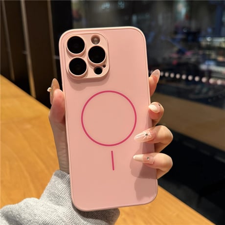 「369」magsafe対応 iphone16pro/16plus ケース スマホカバー ガラス 指紋つかない