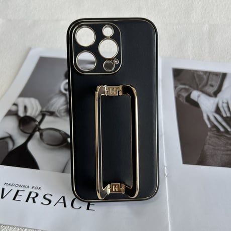 「385」iphone スタンド 付き ケース レザー iphone16/15 ケース 大人可愛い