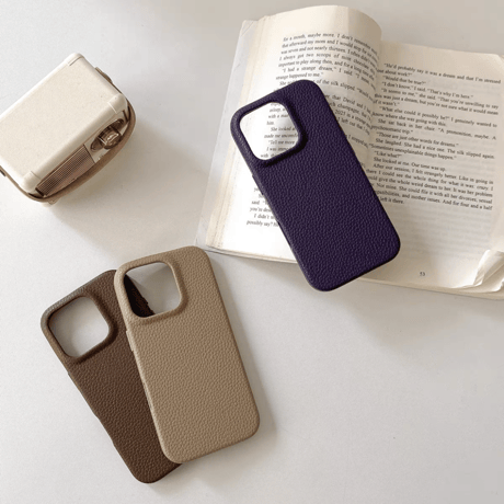 「346」iphoneケース 無地 シンプル iphone16/15/14 ケース magsafe レザーケース