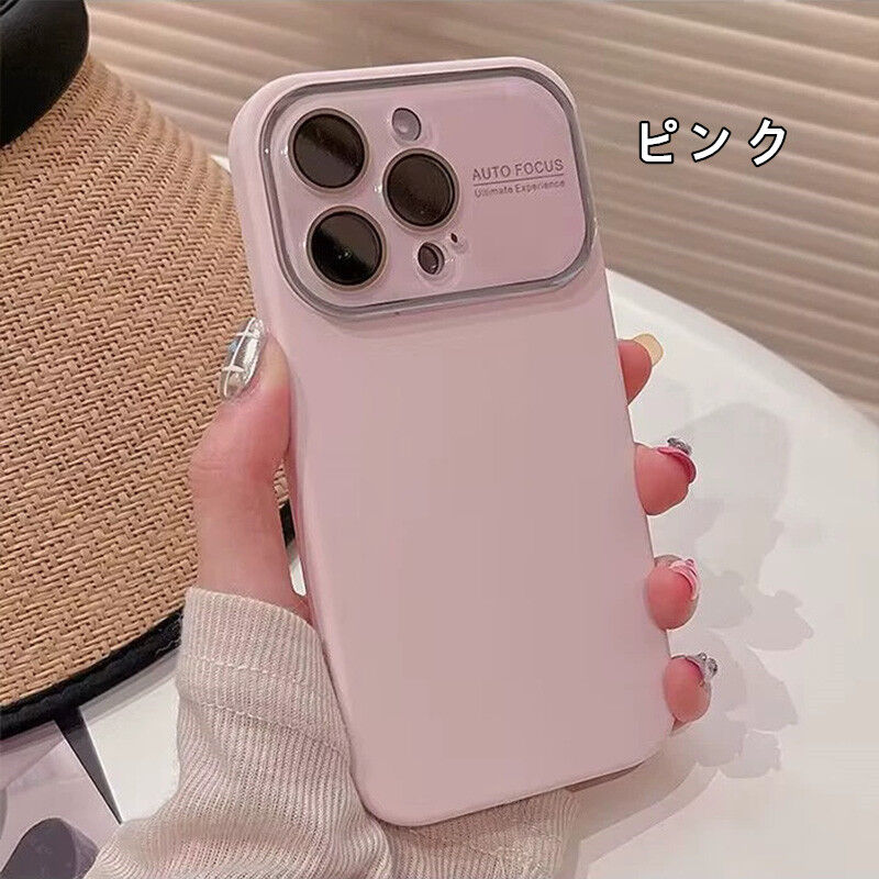 ピンク シリコン iPhoneケース カメラ保護付き クリアポップ カメラ保護スライド＆リング付き iPhoneケース