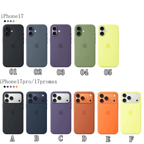 「007F」magsafe対応 iphone ケース シリコン iphone17/17pro ケース シンプル 耐衝撃 男女兼用
