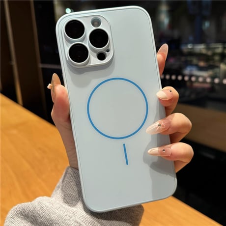 「369」magsafe対応 iphone16pro/16plus ケース スマホカバー ガラス 指紋つかない