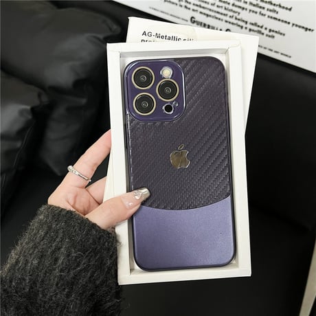 「193」カメラ保護ファイル付き iphone15 ケース おしゃれ カーボンファイバー スマホケース バイ カラー