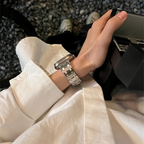 「249」アップルウォッチ Series 10 バンド ステンレス apple watchバンド 男女兼用 おしゃれ