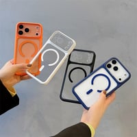 「485」Easoncase iphoneクリアケース iphone17pro/16proケース magsafe対応