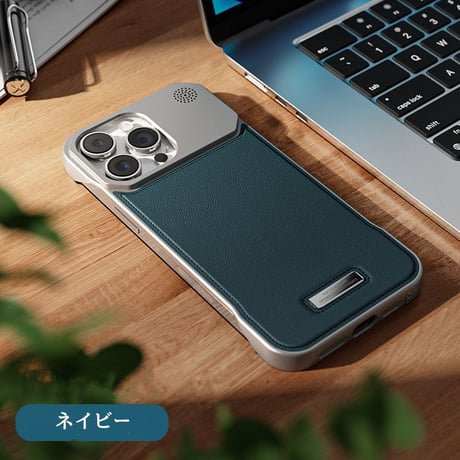 「356」iphoneフレームレスケース マグセーフ ケース アロマディフューザーつき