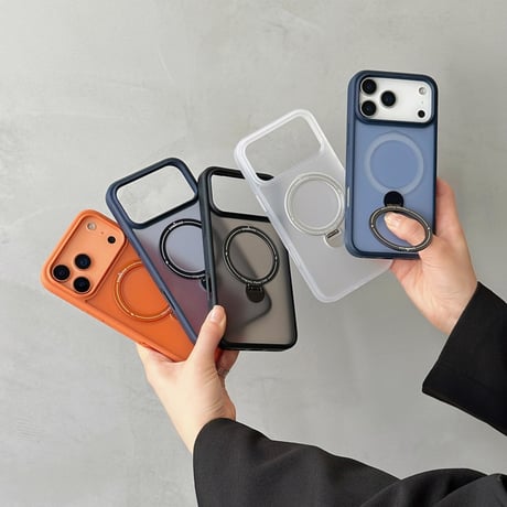 「439」Easoncase iphone18pro/18promax/17pro ケース マット クリア マグセーフケース