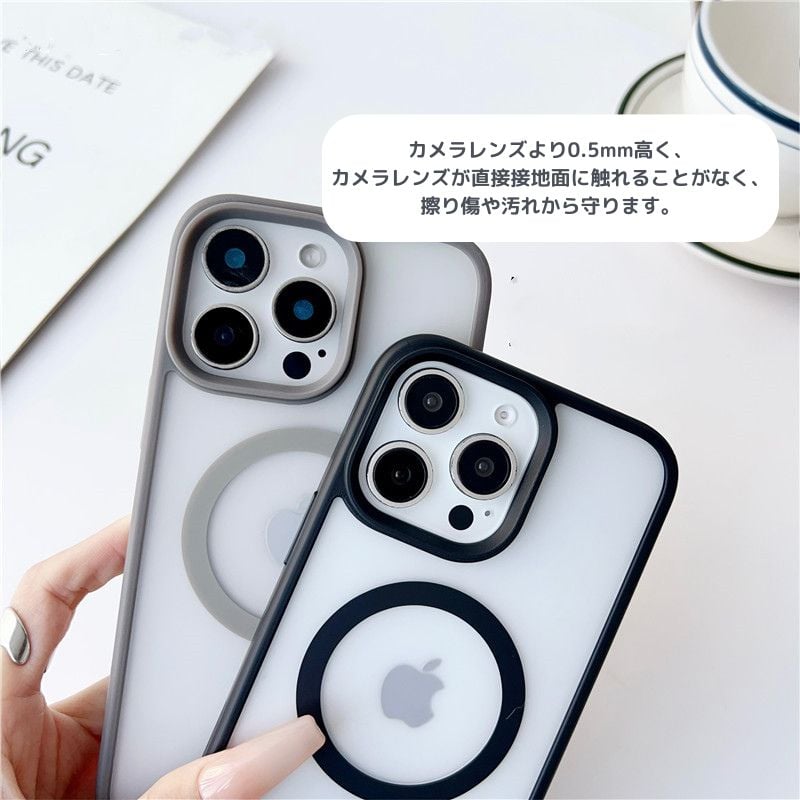 13 iPhone 16 Pro Max ケース 半透明マットケース フィルム Amazon.co.jp: Seefox iphone 16 Pro ケース【Ɱagsafe対応！米軍規格