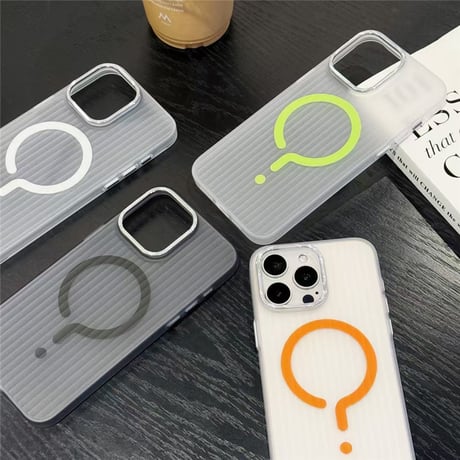 「331」magsafe 対応 ケース iphone16pro/15 ケース 黄ばまない スマホケース 半 透明