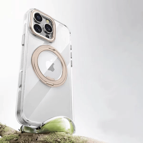 「466」360度回転スタンド iphone17pro/16 ケース マット クリア magsafeケース 耐衝撃 おしゃれ