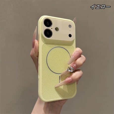 「534」カメラ保護 iphone17/16/15 ケース 放熱 iphoneケース magsafe 対応