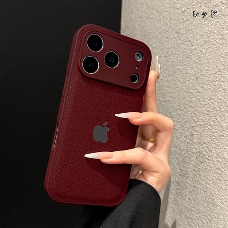 「502」大人 かわいい iphone ケース ライチ紋レザー iphone13~17シリーズ おそろい スマホケース