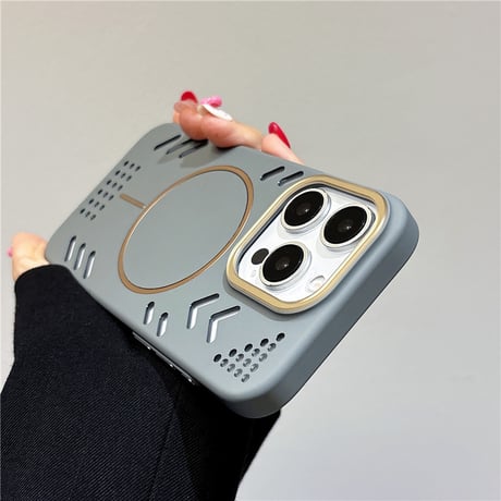 「421」iphone17/17pro ケース 放熱 magsafe ケース おしゃれ