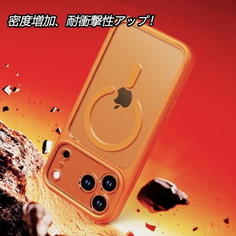 「485」Easoncase iphoneクリアケース iphone17pro/16proケース magsafe対応