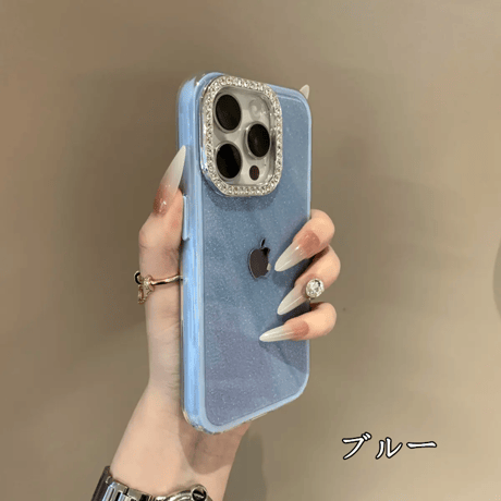 「373」キラキラ の iphone ケース ラメ 女子 iphone16pro/15 ケース 可愛い 韓国