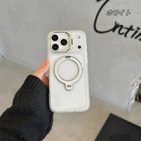 今だけ！iPhoneケース購入で、高品質ガラスフィルムを進呈！「283」スタンド 付き iphone17/17pro/16/16pro ケース magsafe スマホケース おしゃれ 透明
