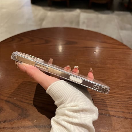 「395」magsafe クリア ケース iphone17/17pro ケース おしゃれ カメラコントロールカバー付き