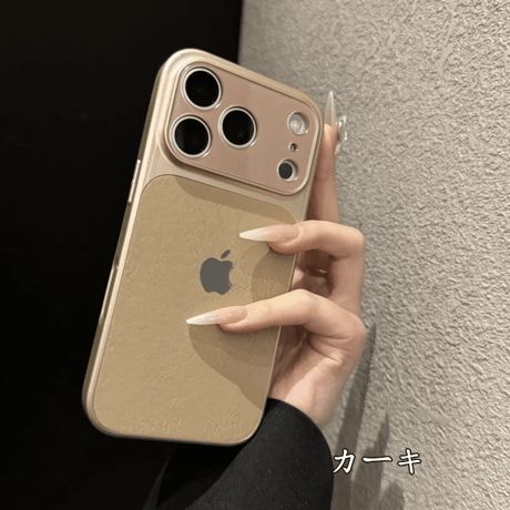 「468」iphoneレザーケース おしゃれ iphone17pro/16 ケース お揃い